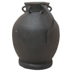 Maceta con asa negra by Deetee Home