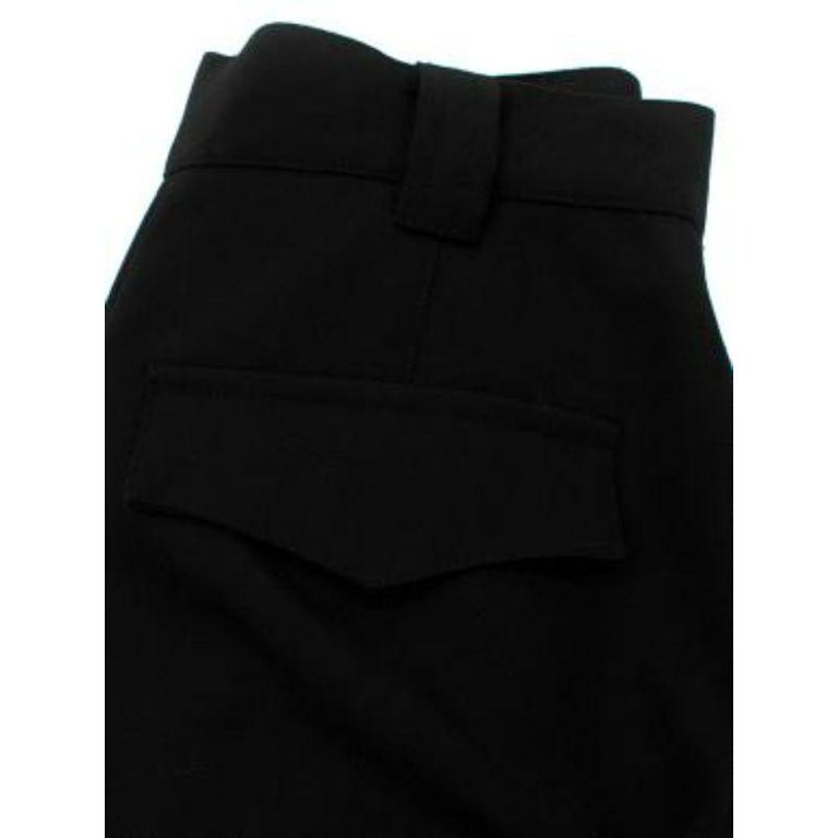 Black Denim Harem Pants