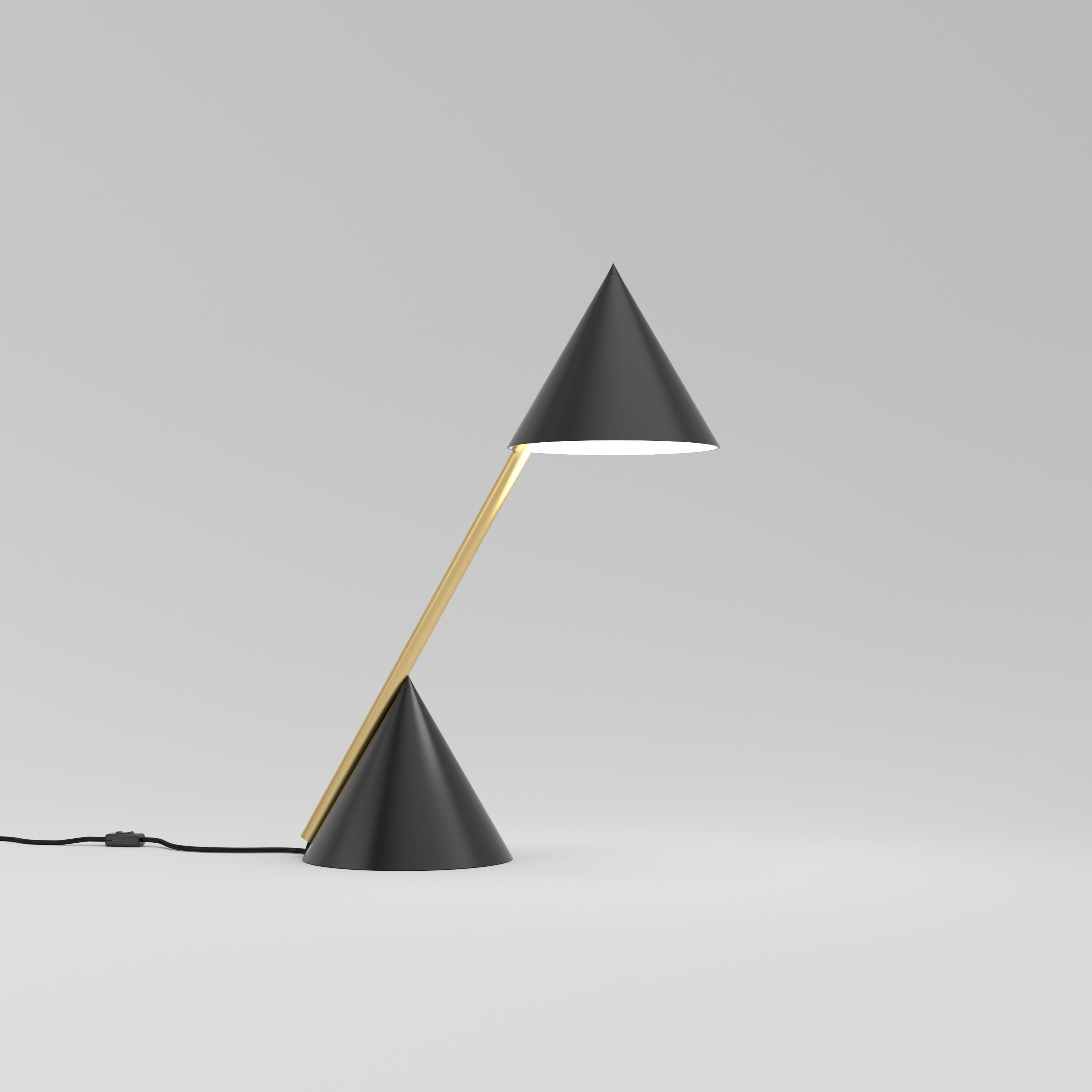 Allemand Lampe de bureau noire d'Atelier Areti en vente