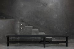Black Hay Sculpted Bench, Carla Baz