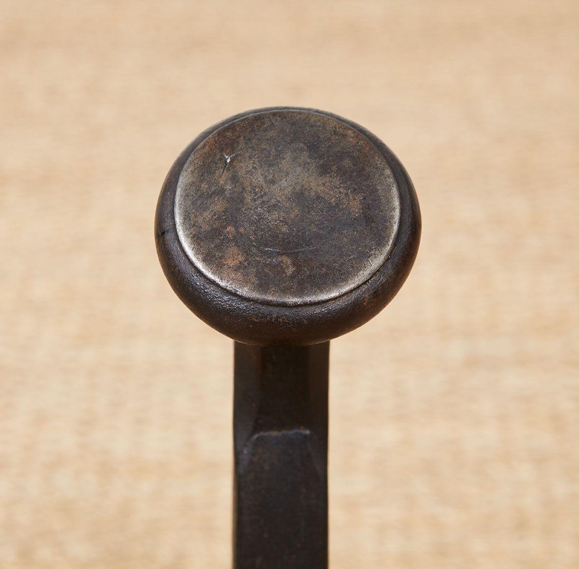 Schwarzes Herz Andirons im Zustand „Gut“ im Angebot in Greenwich, CT