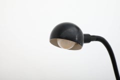 Black Hebi Gooseneck Clamp Light by Isao Hosoe for Valenti