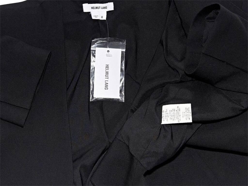 Women's Black Helmut Lang Blazer