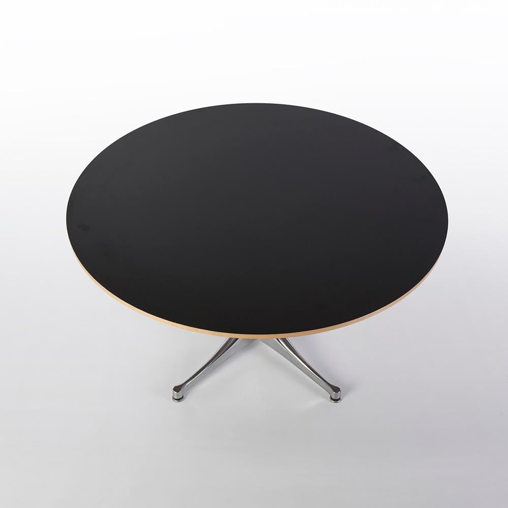 American Black Herman Miller George Nelson Swag Leg Coffee Table