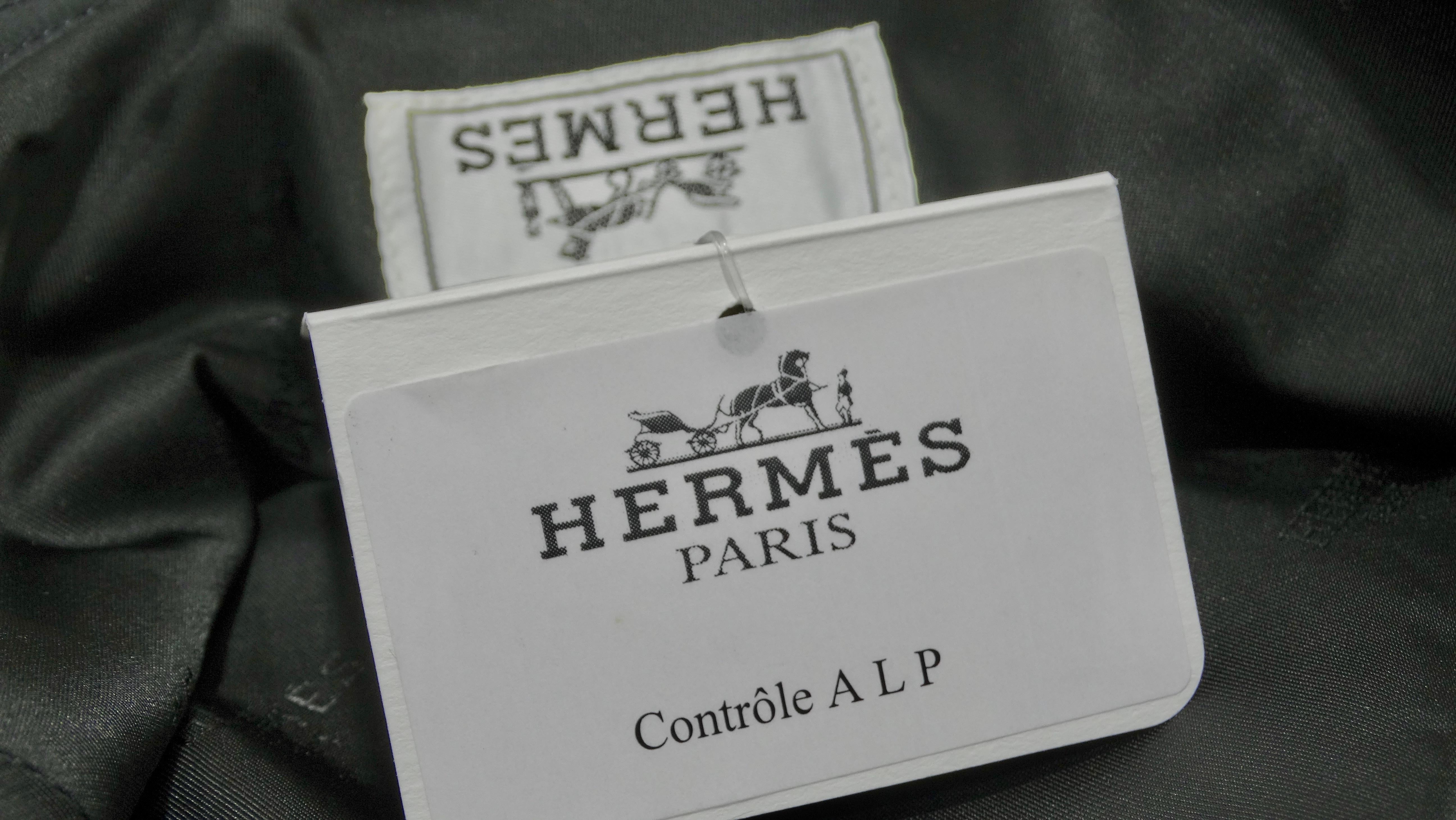 Hermès - Chapeau seau noir Unisexe en vente