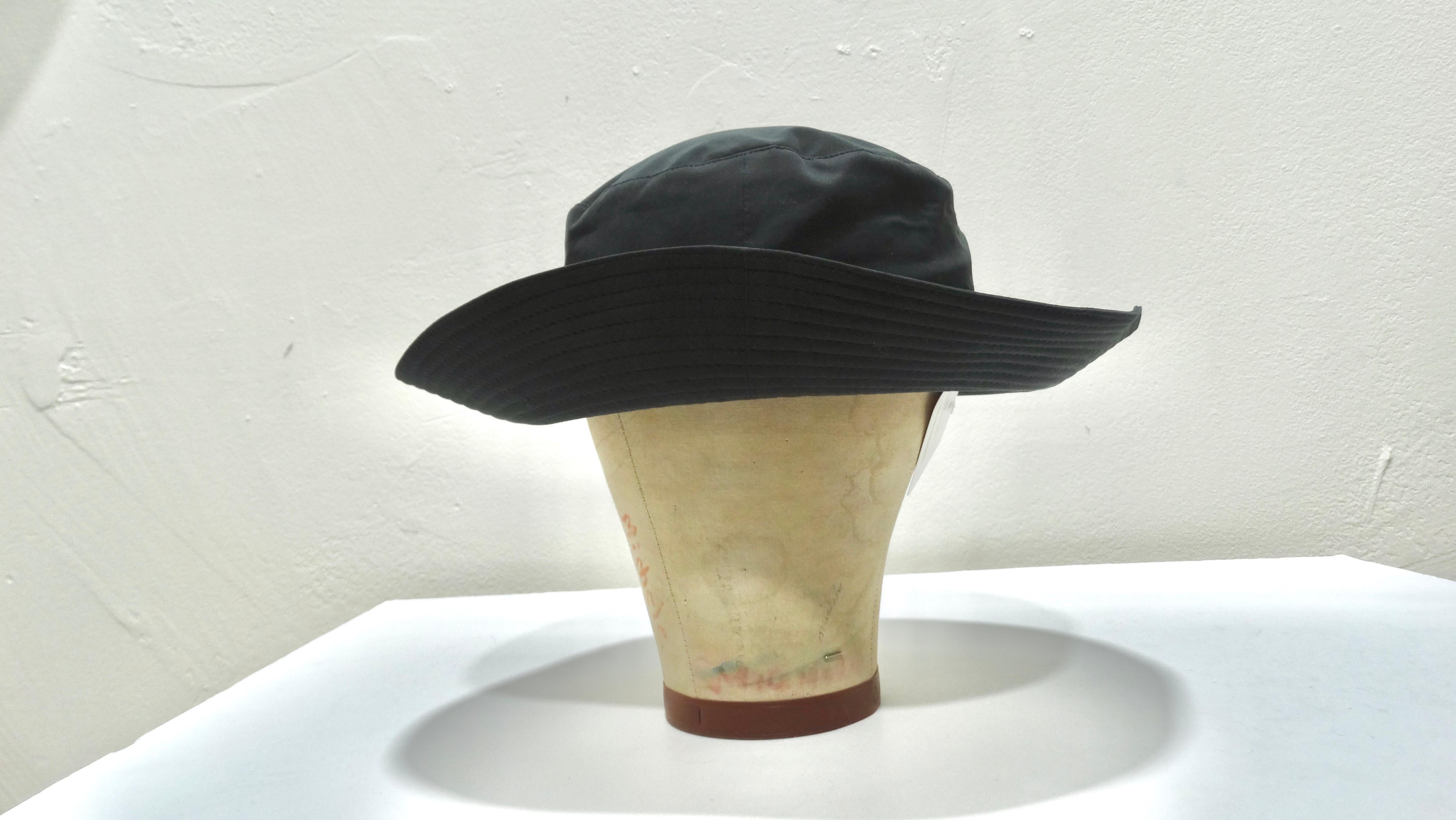 Black Hermes Bucket Hat For Sale 1