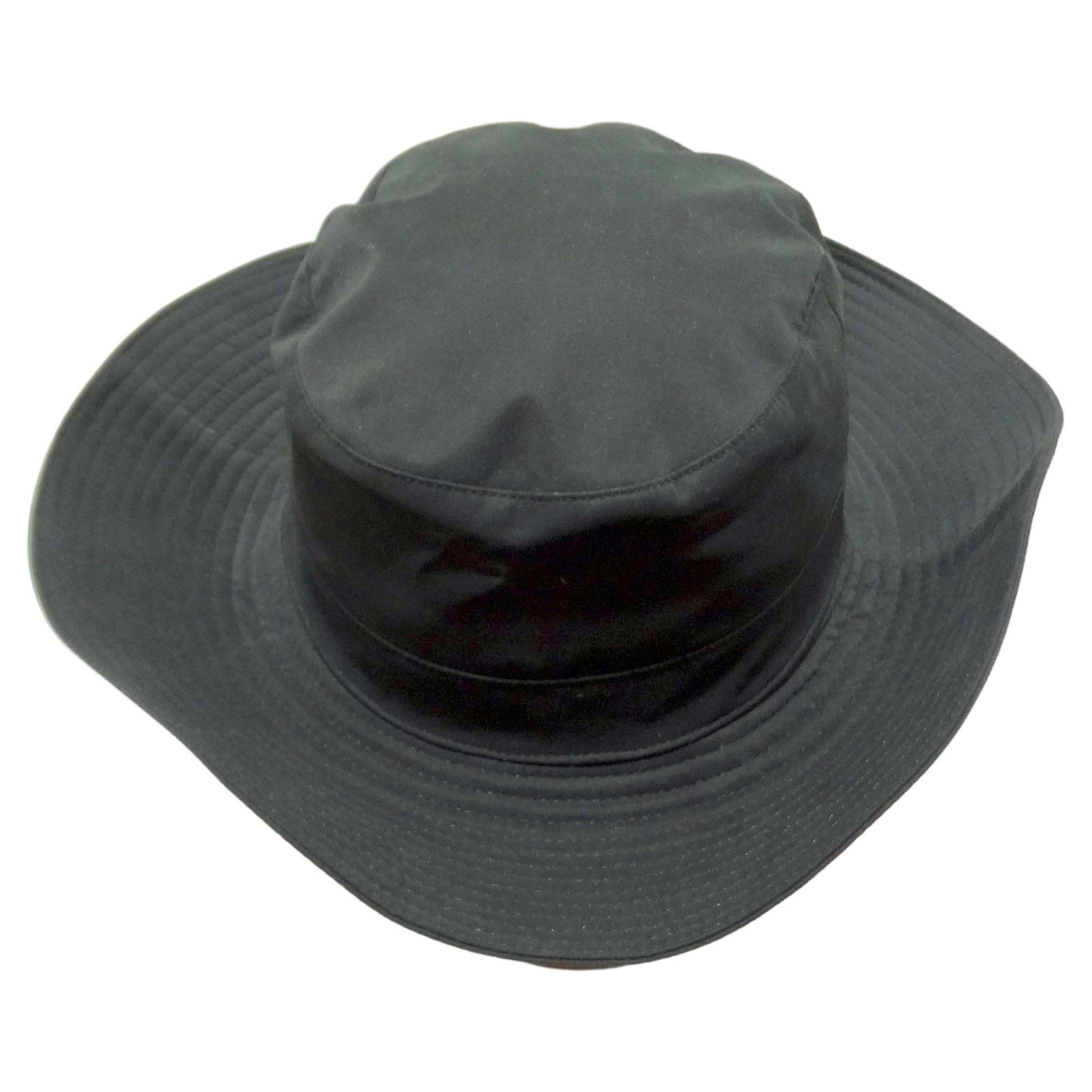 Black Hermes Bucket Hat