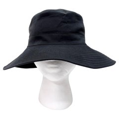 Vintage Black Hermes Bucket Hat