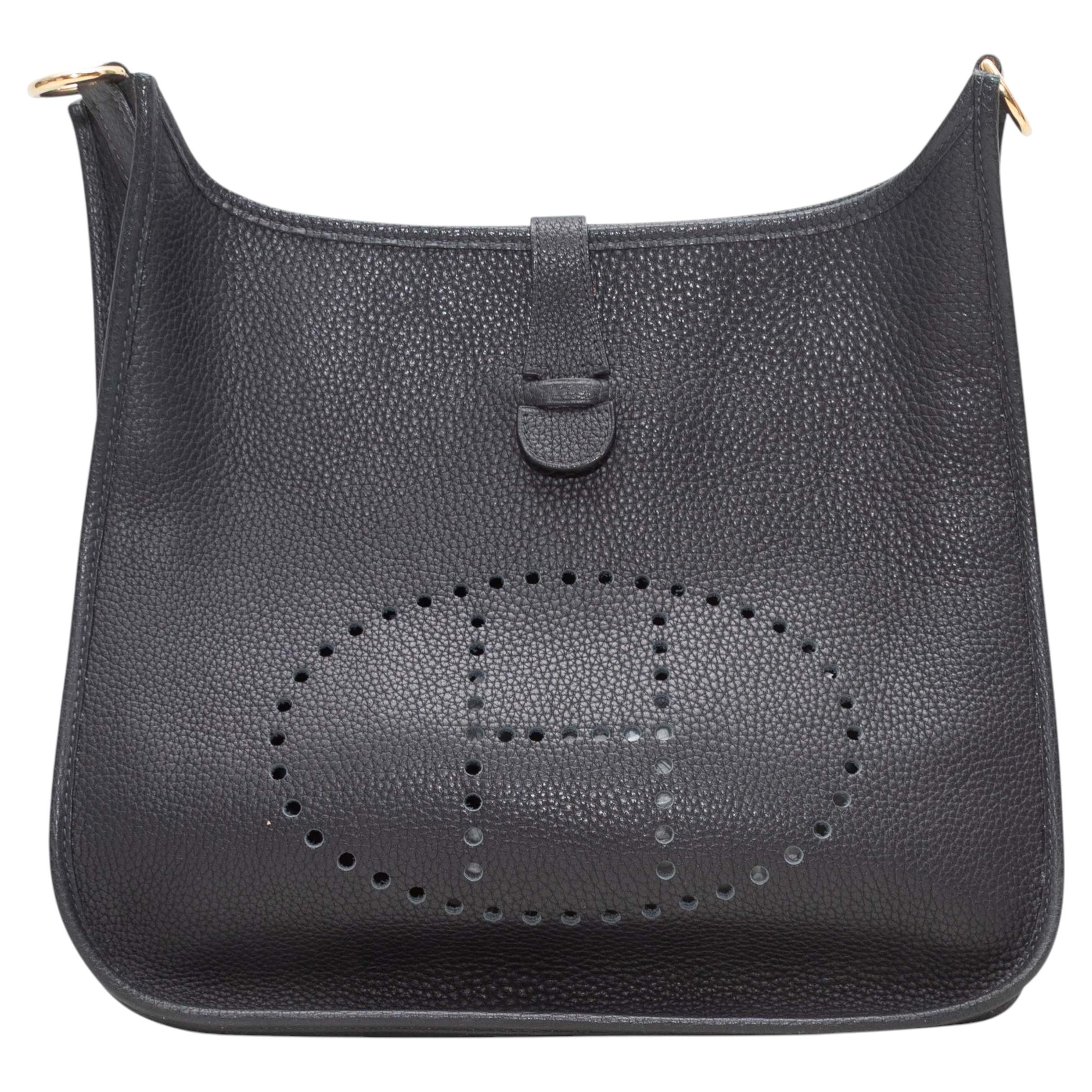 Borsa Hermes Clemence nera in vendita
