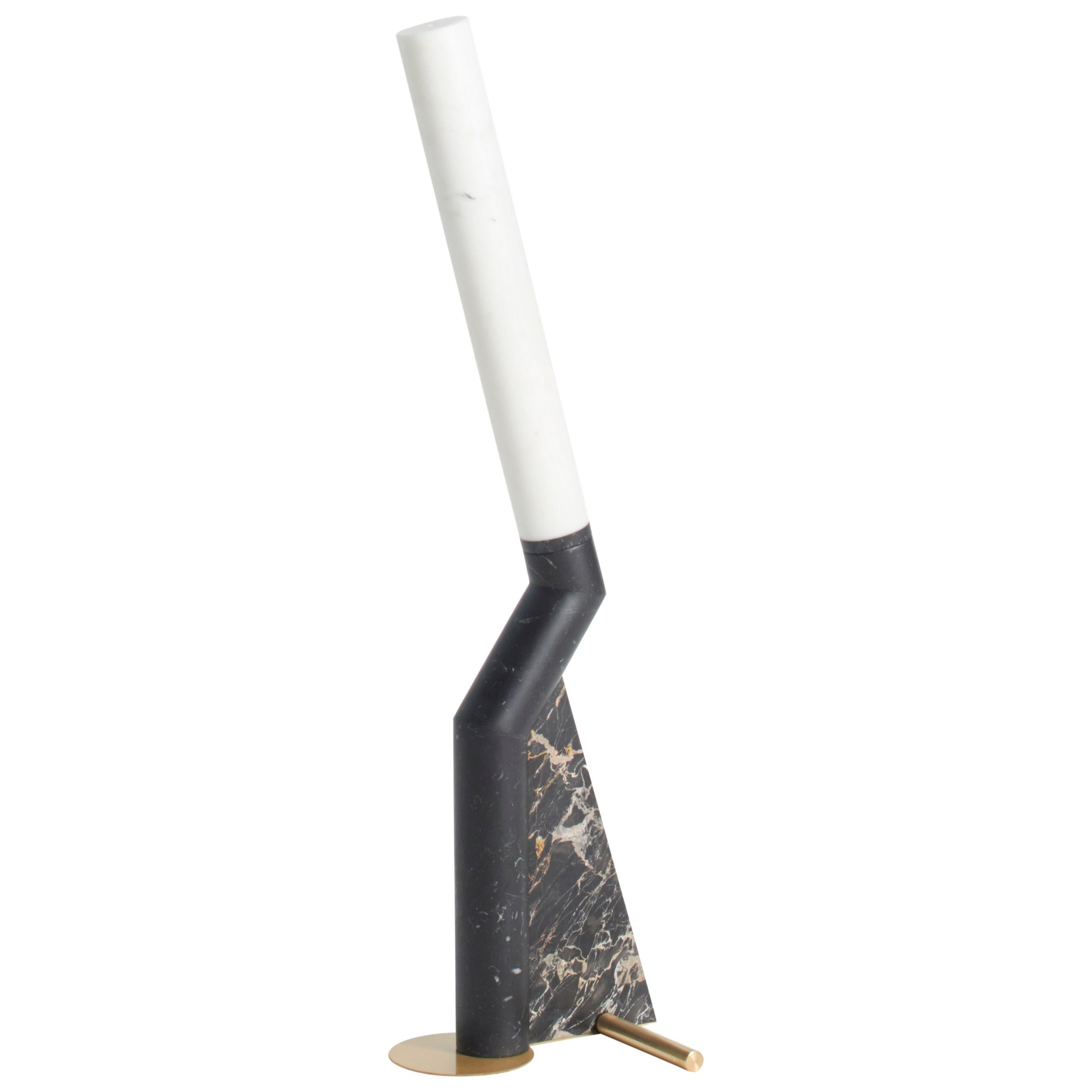 Schwarze Heron-Tischlampe von Bec Brittain