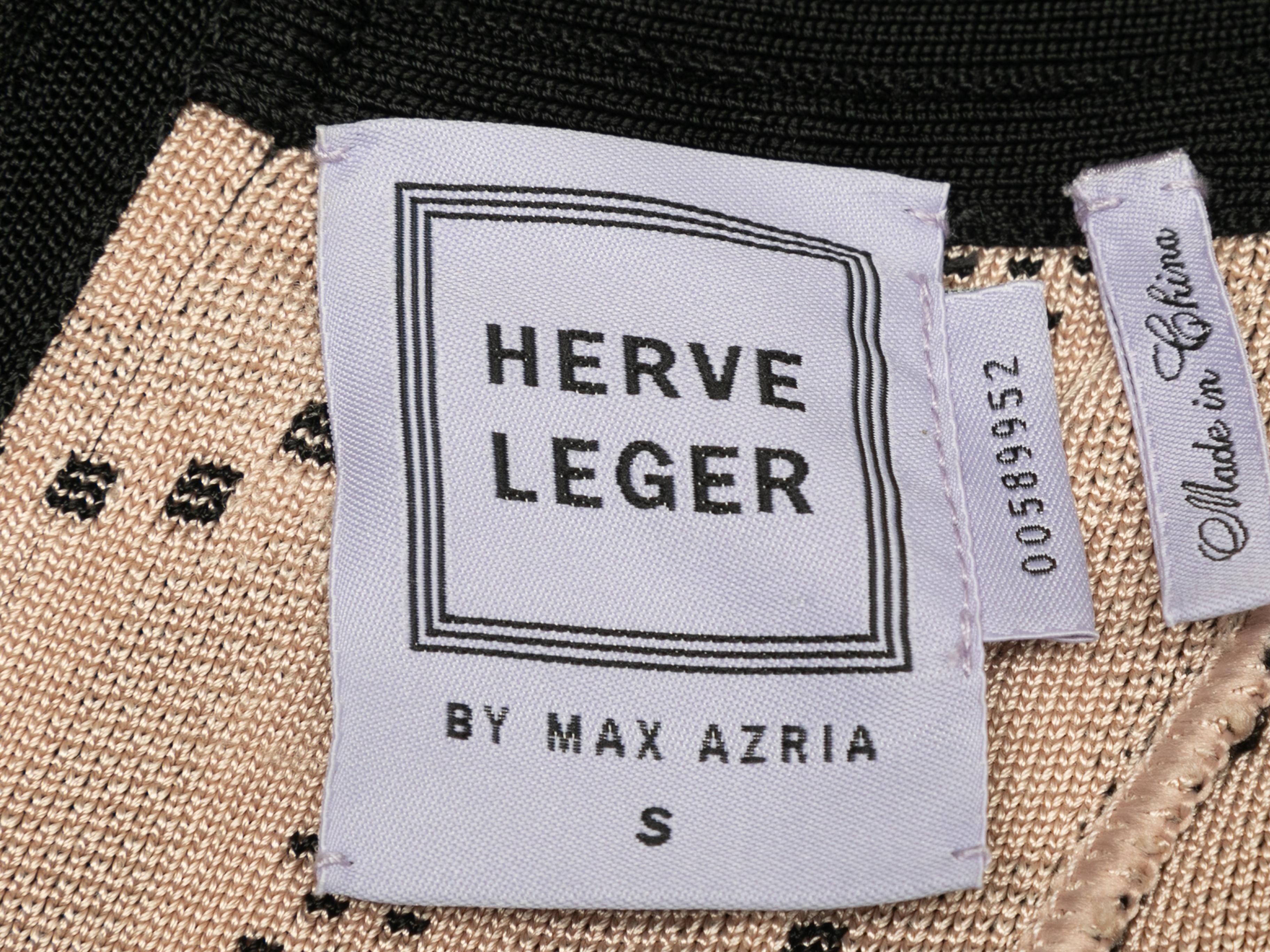 Black Herve Leger Knit Cap Sleeve Jumpsuit For Sale 1