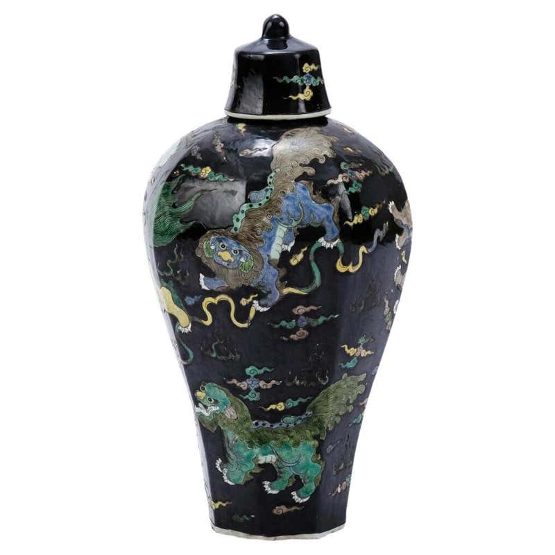Chinese Export Prunus Vase And Lid For Sale At 1stDibs Chinese Export Prunus Vase And Lid For Sale At 1stDibs