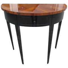 Black High Gloss Biedermeier Style Console