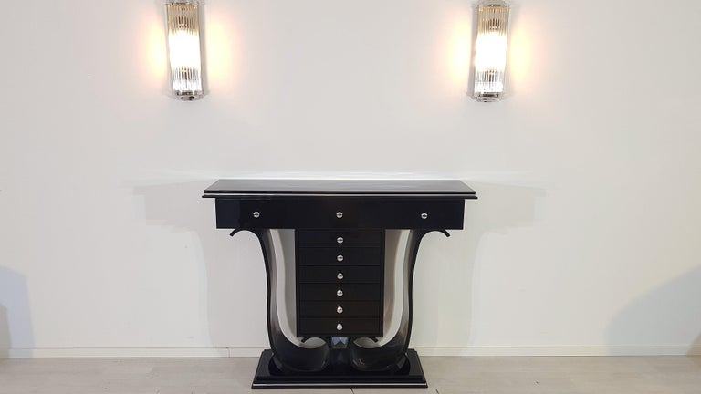Black Gloss Console Table Images
