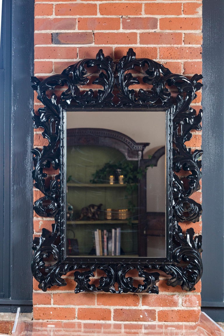 Black High Gloss Mirror For Sale at 1stDibs black gloss mirror, black