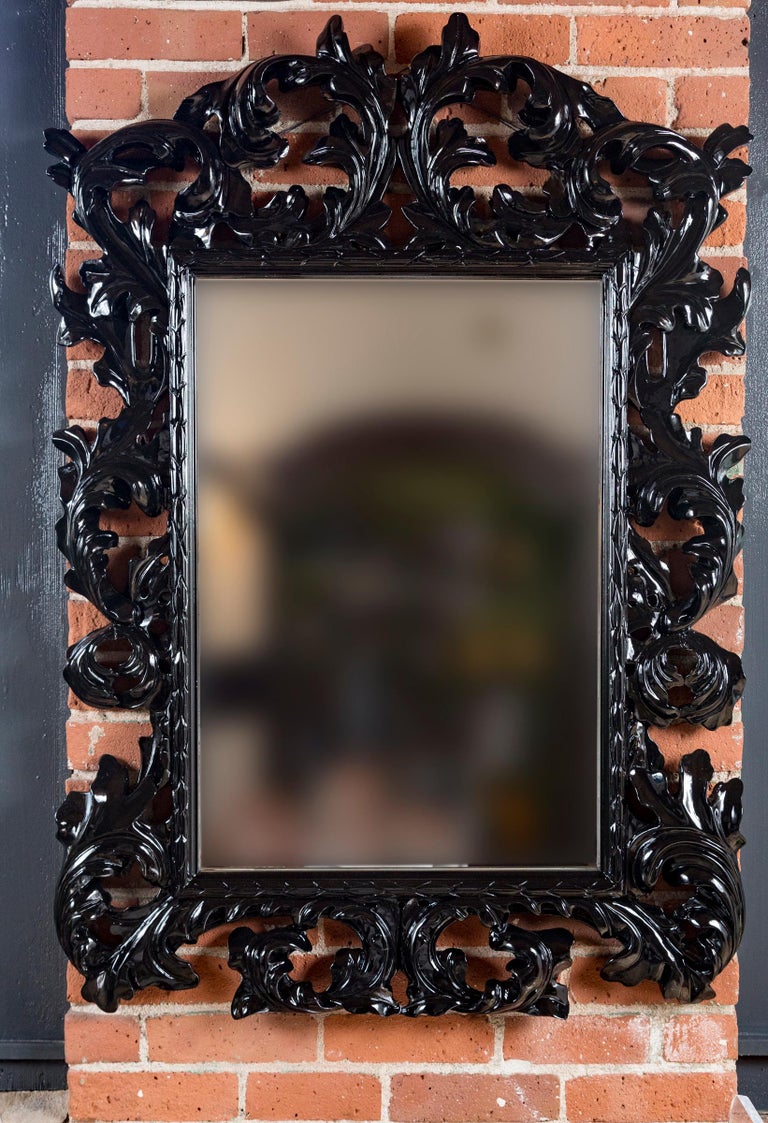 Black High Gloss Mirror For Sale at 1stDibs black gloss mirror, black