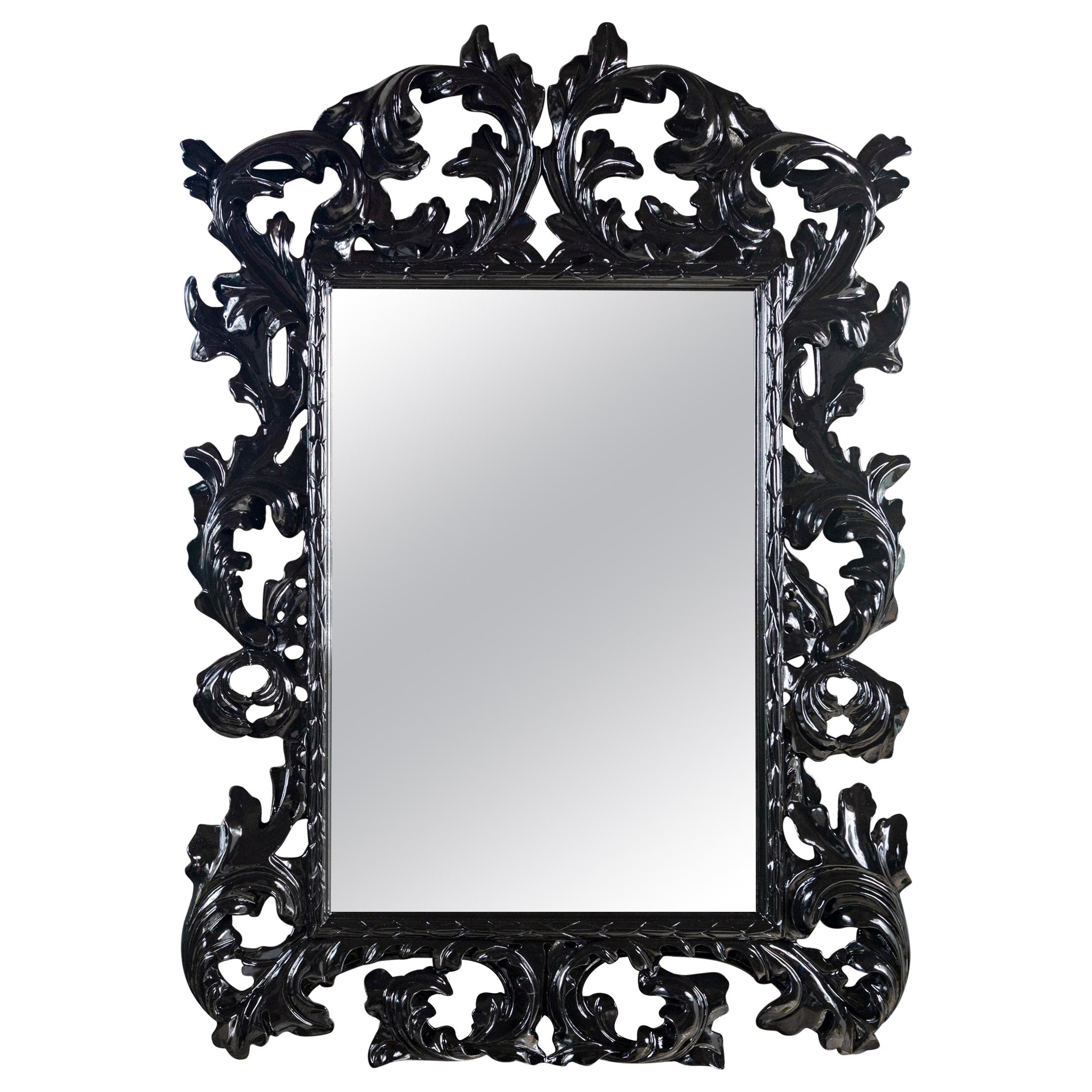 Black High Gloss Mirror
