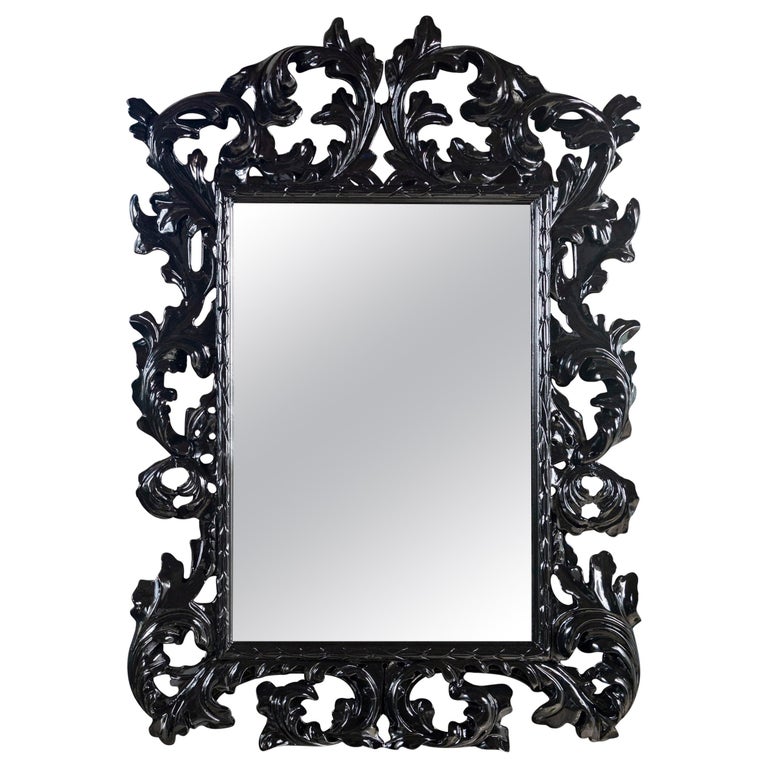 Black High Gloss Mirror For Sale at 1stDibs black gloss mirror, black