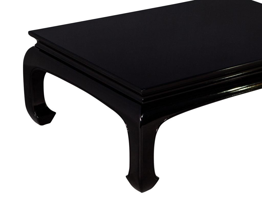 black high gloss coffee table