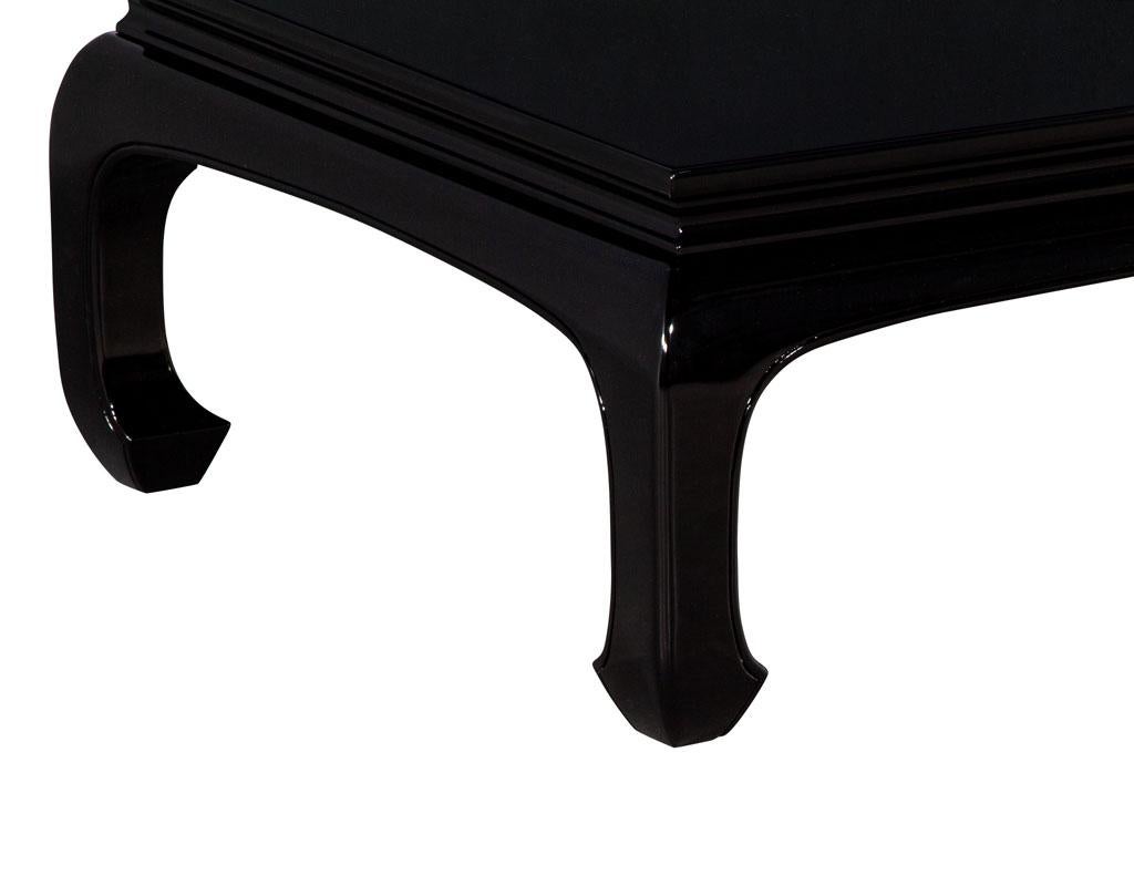Black High Gloss Polished Coffee Table In New Condition For Sale In North York, ON
