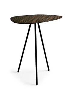 Black High Indoor Pebble End Table by Kenneth Cobonpue