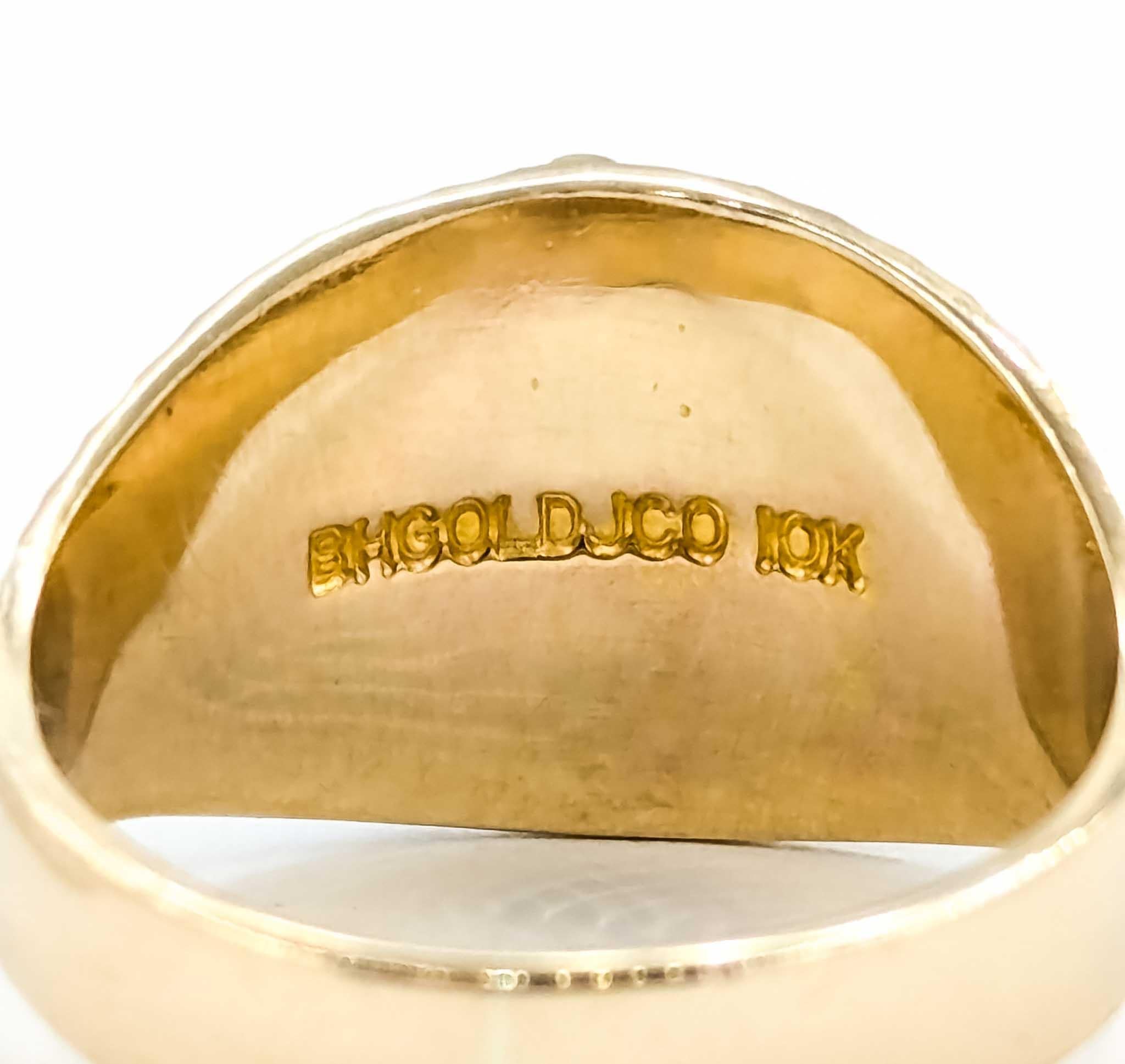 Black Hills Gold Blattmotiv Ring aus 10k dreifarbigem Gold im Angebot 5