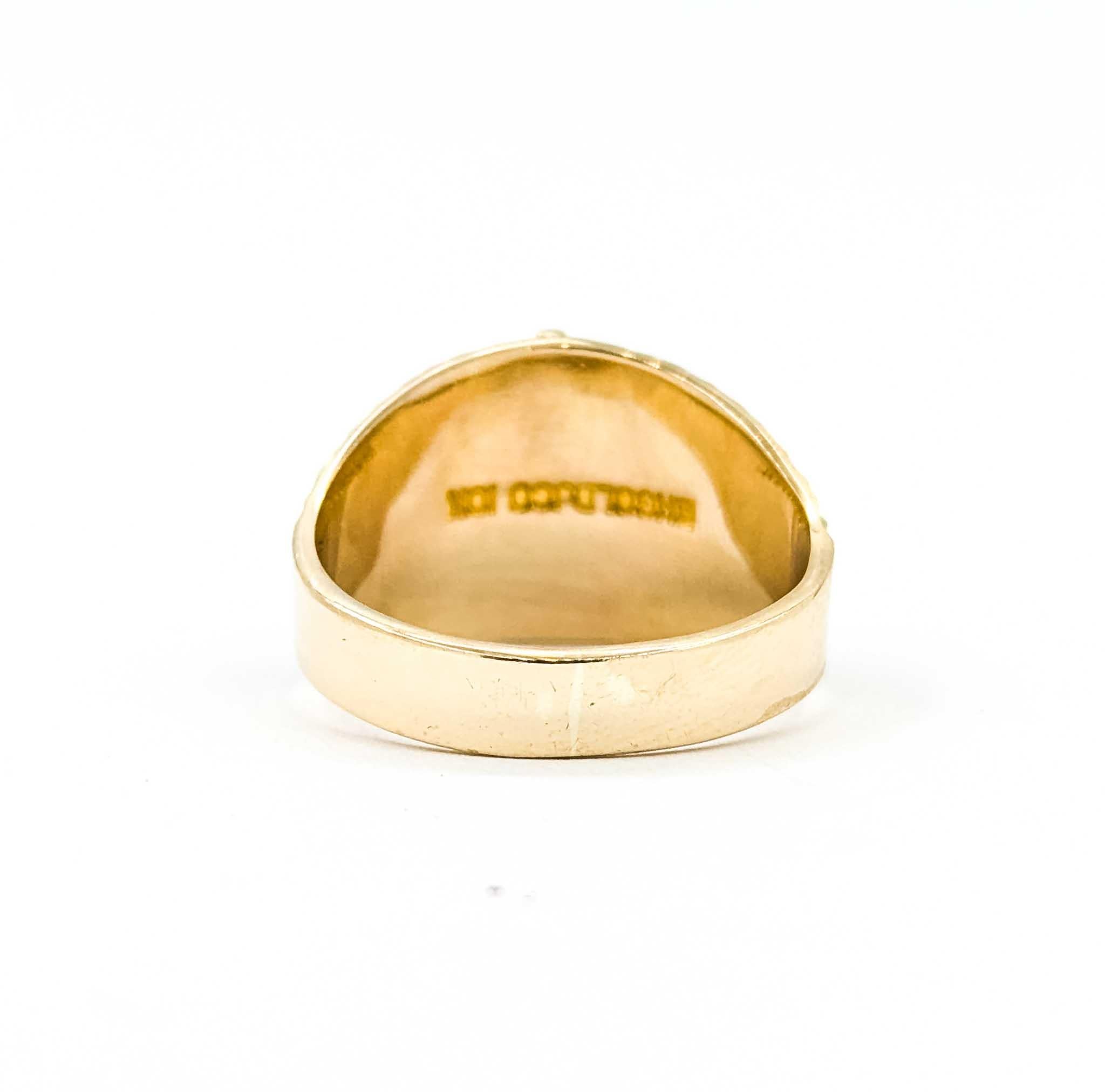 Black Hills Gold Blattmotiv Ring aus 10k dreifarbigem Gold im Angebot 4