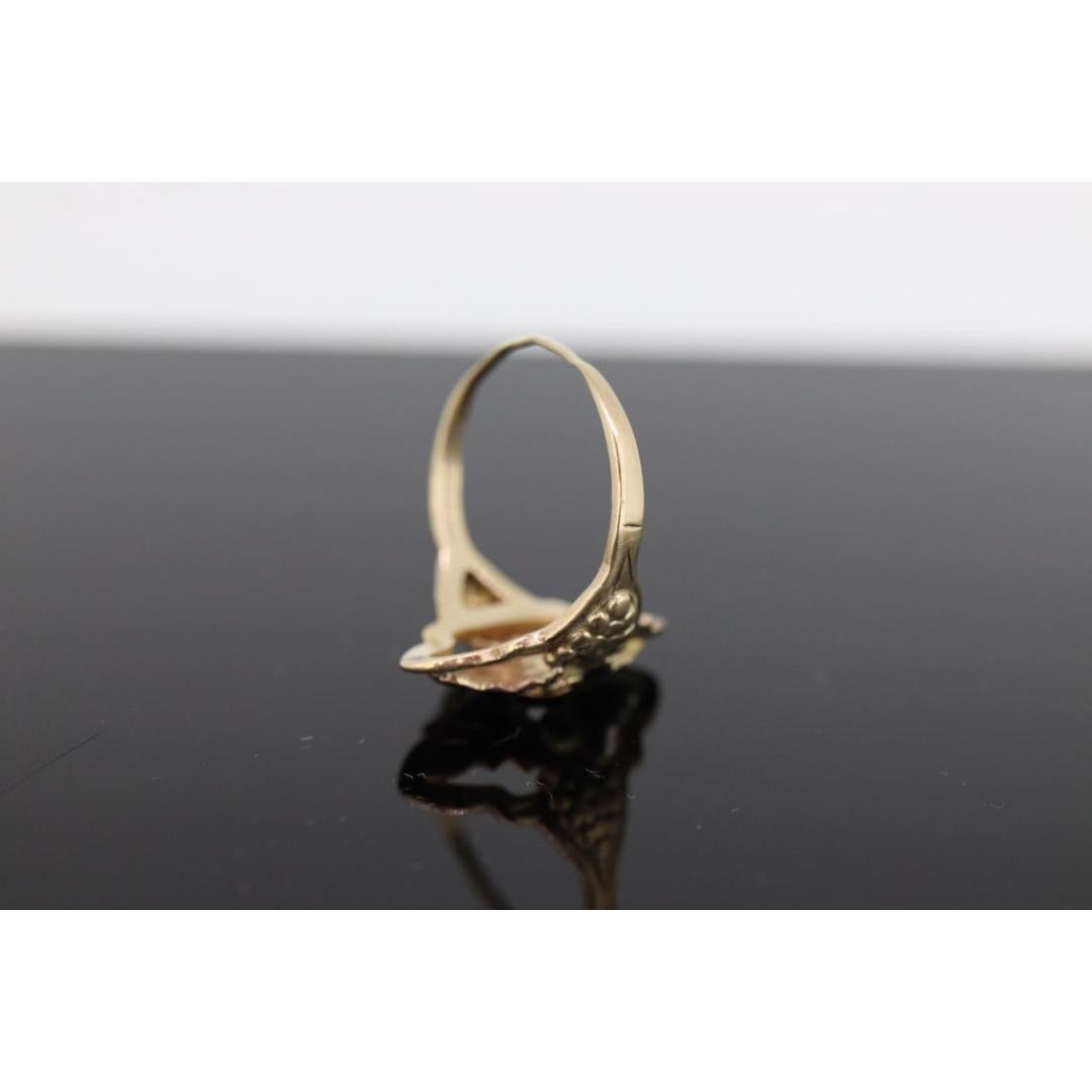 Women's Black Hills Gold Marquise shaped Ring. FREE RESIZE. 10k Multi-Tone Black Hills For Sale