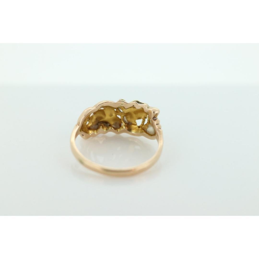 Donna Anello in oro Black Hills. Oro multitono 10k. Black Hills Gold Design Tricolore LeA in vendita