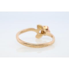 Black Hills Gold Ring. Diamond Ring. 10k Multi-Tone Gold. Dainty Black Hills