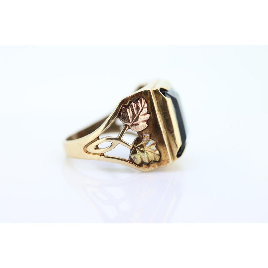 black hills gold rings for men