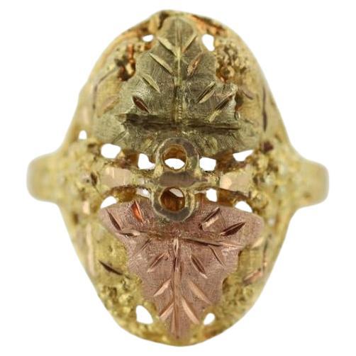 Bague fantaisie Black Hills en or 10 carats multicolore Black Hills or multicolore