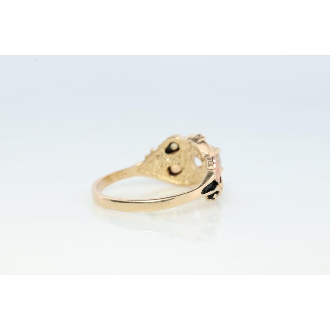 Anillo de Diamantes Vintage de Oro de Black Hills. Anillo solitario de diamantes de 1/2 ct. 10k en venta 1