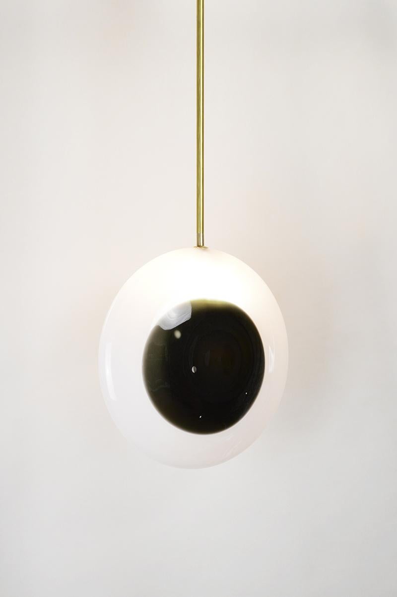 Modern Black Hole Pendant by Atelier George For Sale