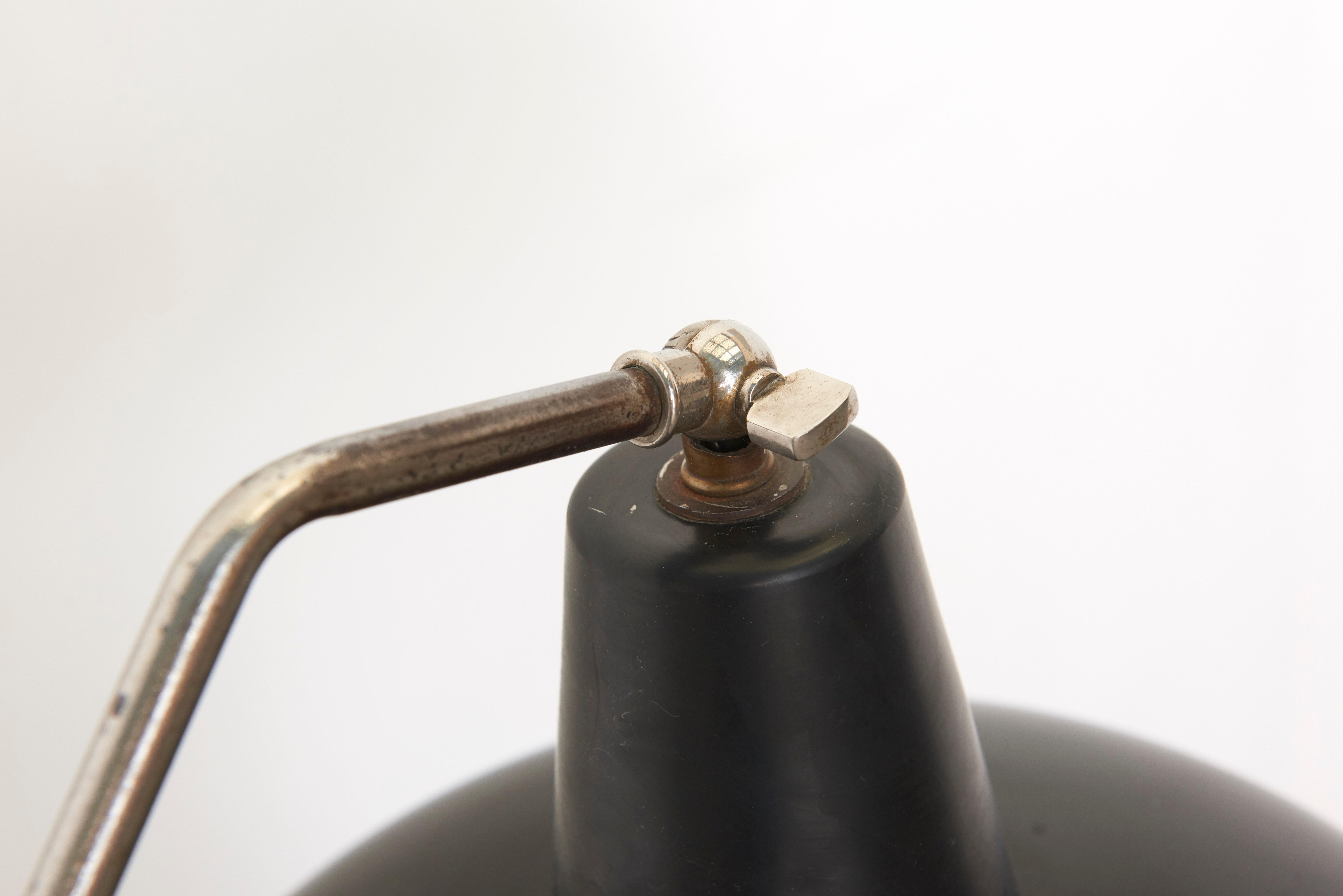 Black Hoogervorst Rare Counter Balance Floor Lamp for Anvia 1950s Netherlands 2