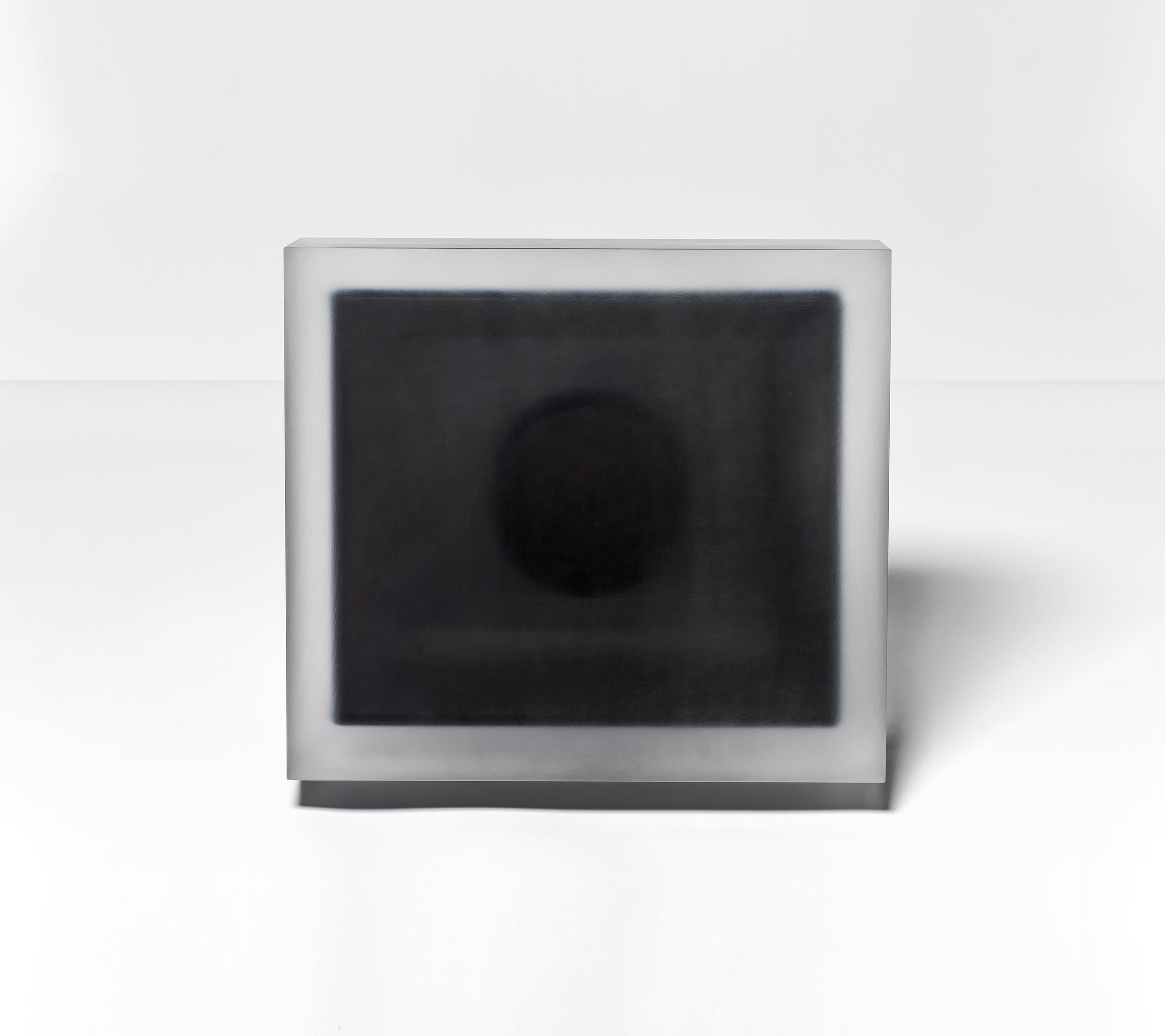 Contemporary Black Horizon Side Table by Rahee Yoon For Sale