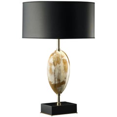 Black Horn Table Lamp