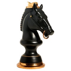 Vintage Black Horse Head Lighter