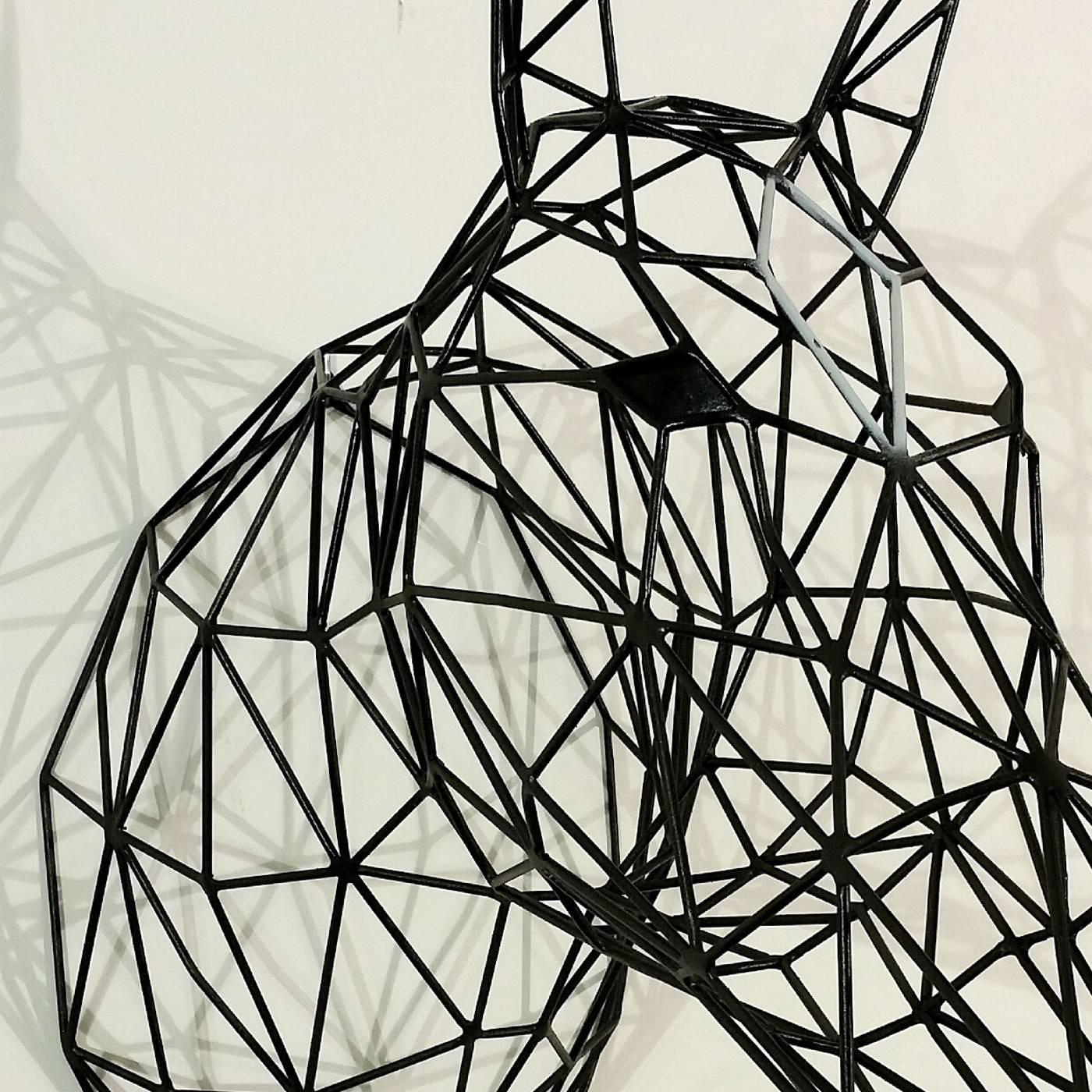 Black Horse Iron Sculpture In New Condition In Milan, IT