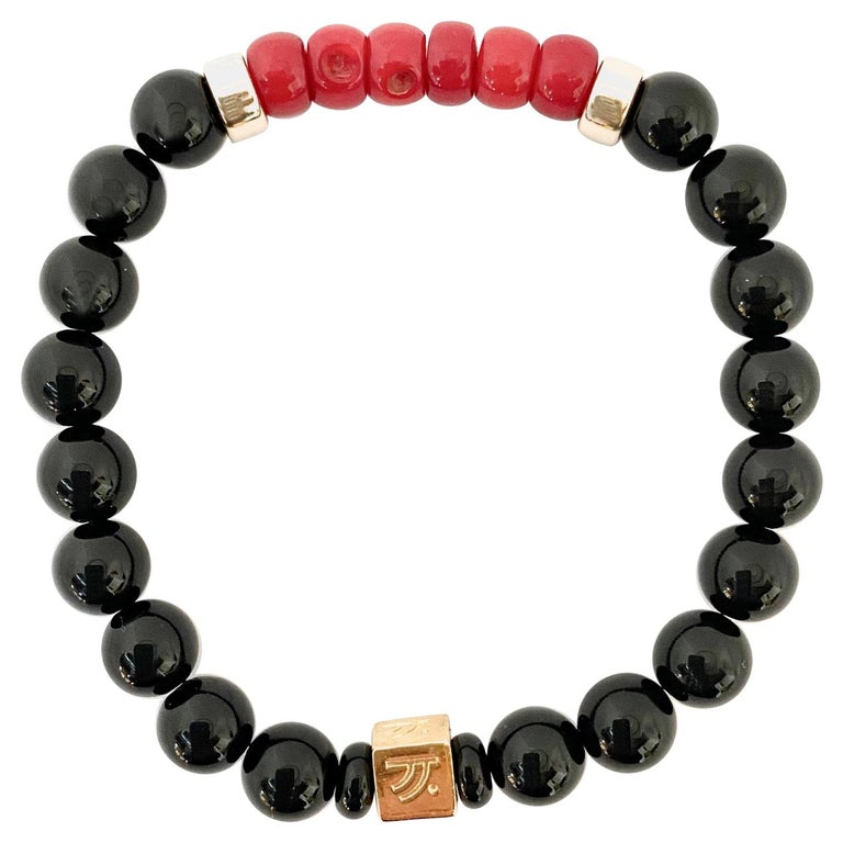 Black I Love You Unisex Bracelet For Sale at 1stDibs
