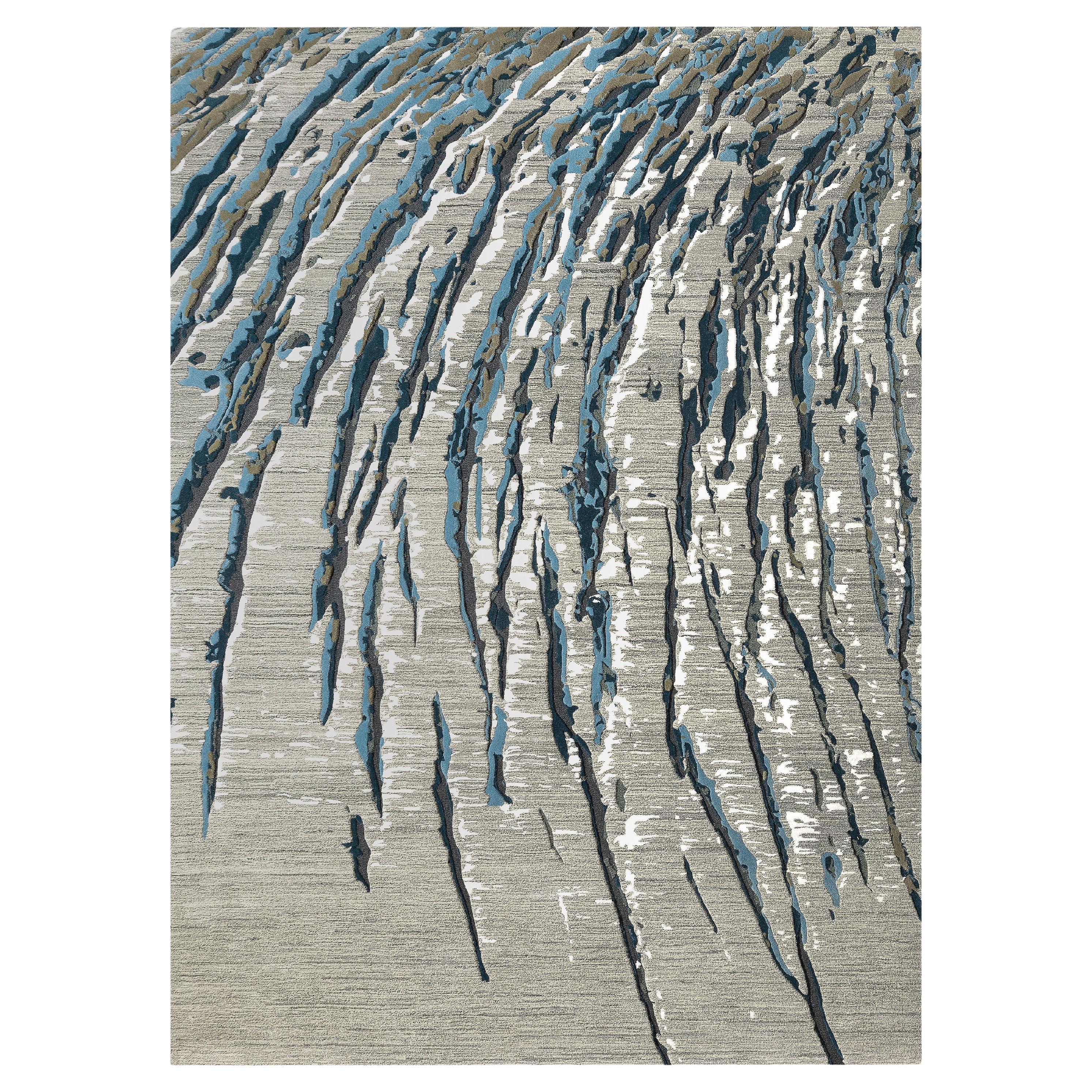 Black Ice Rug by Volver Studios For Sale