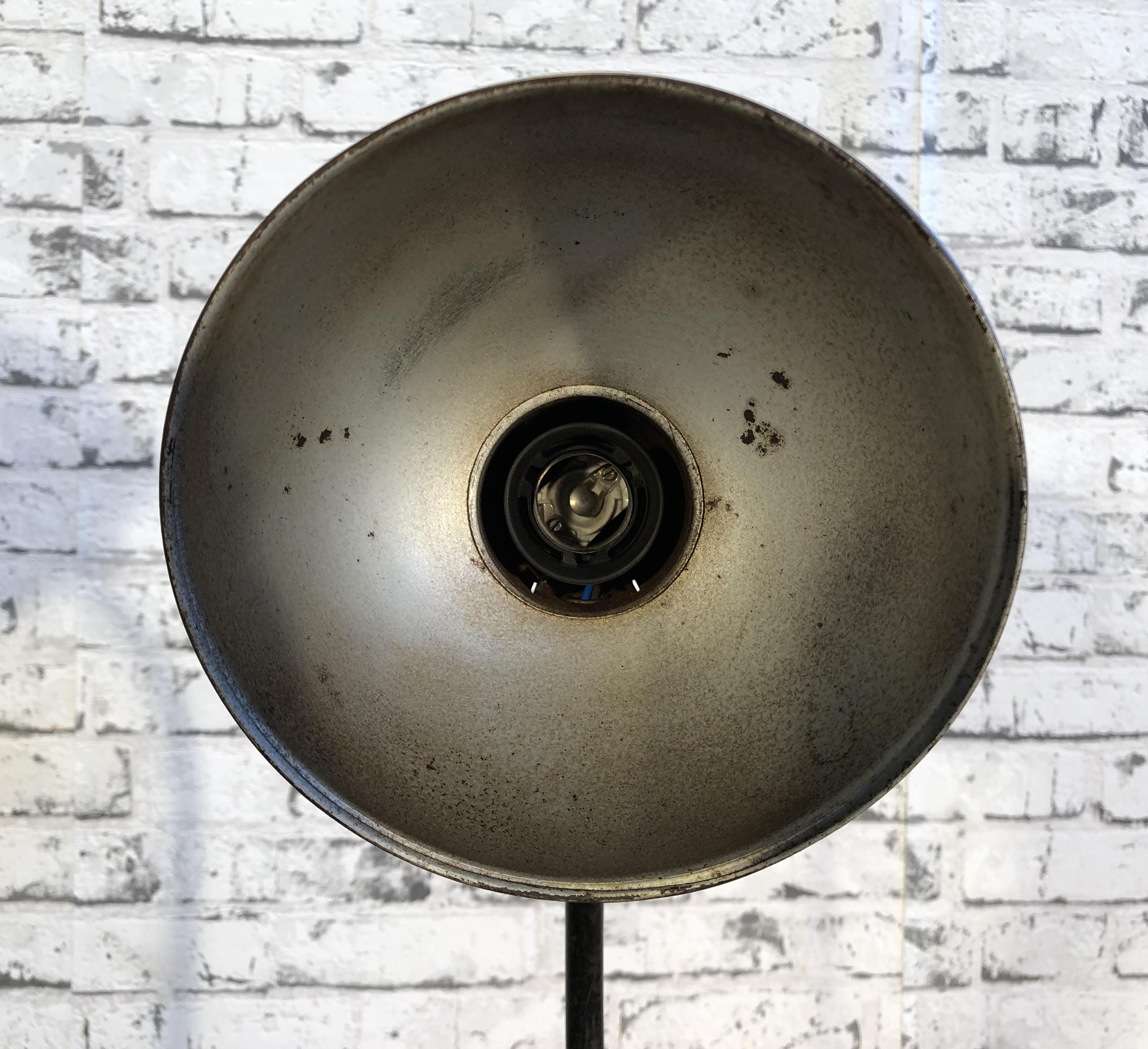 Black Industrial Bauhaus Table Lamp, 1930s 1