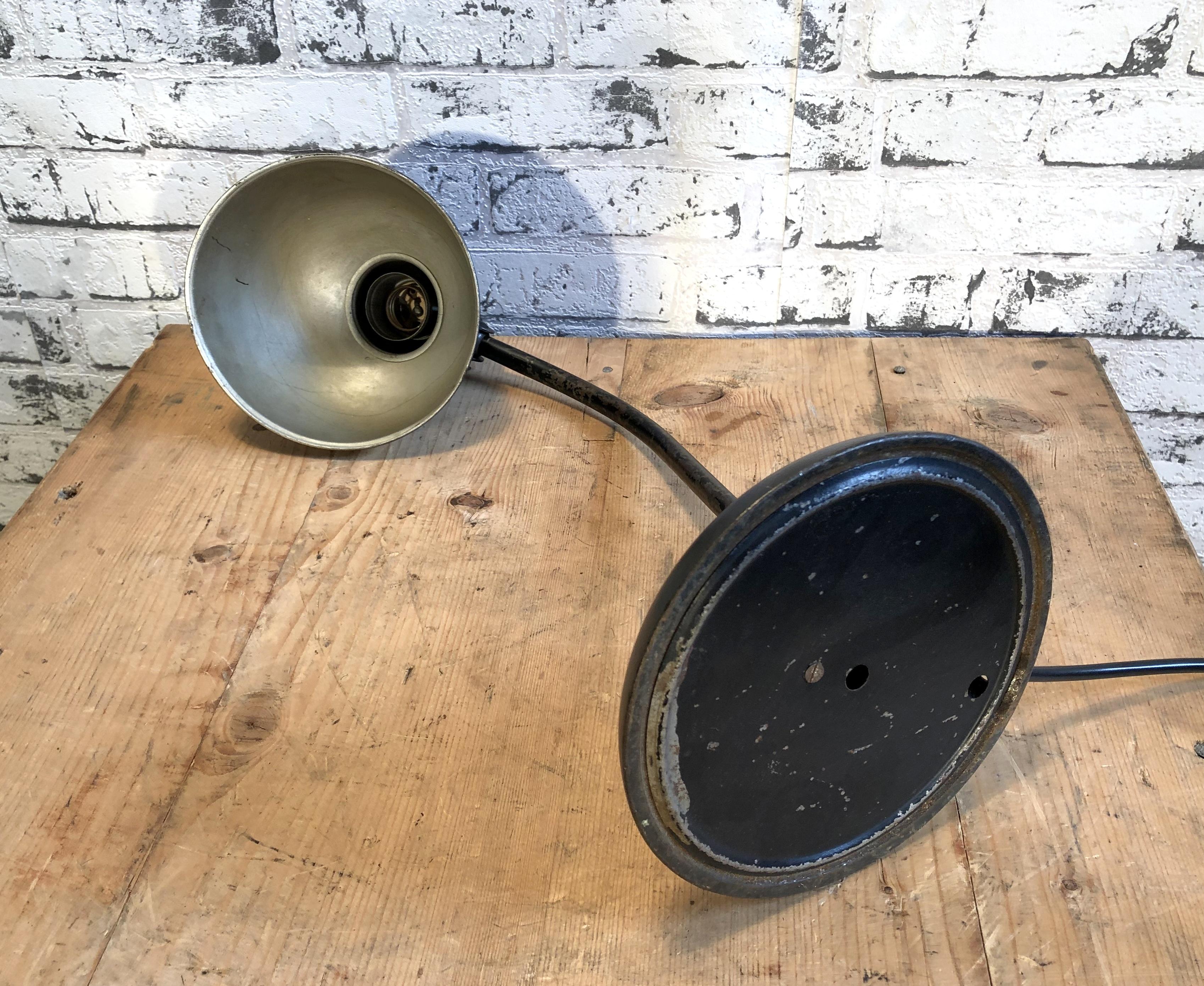 Black Industrial Bauhaus Table Lamp, 1930s 2