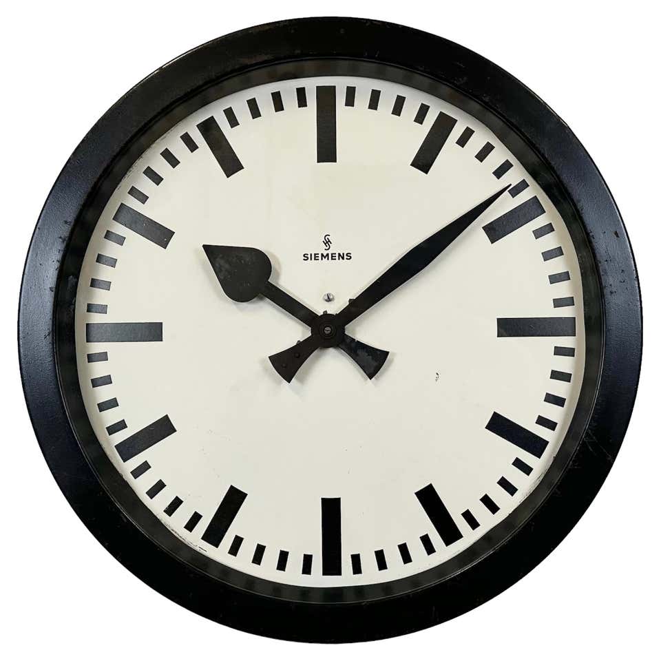 Siemens Factory, Station or Workshop Wall Clock For Sale at 1stDibs ...