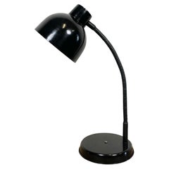 Retro Black Industrial Gooseneck Table Lamp, 1960s