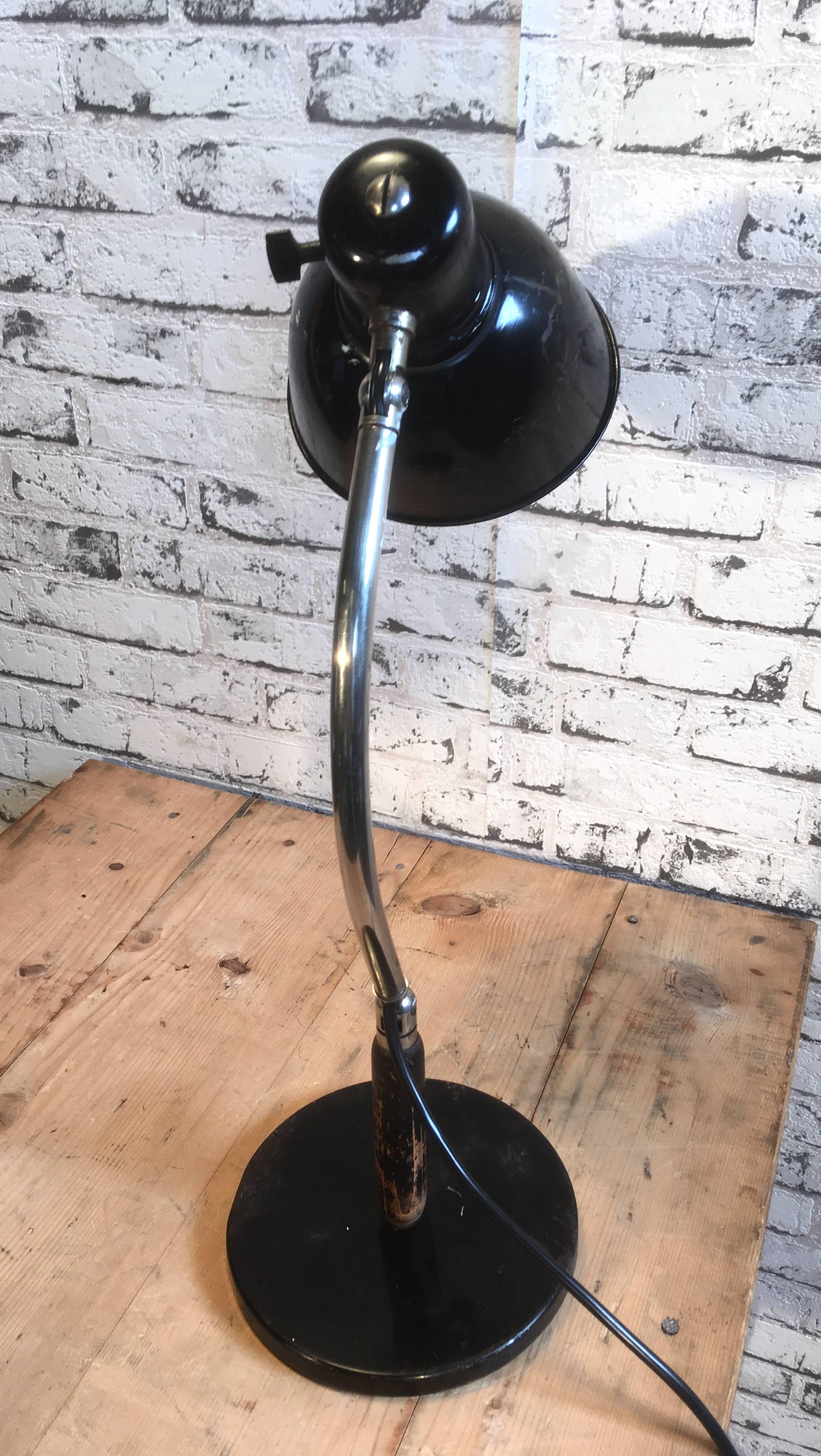 Iron Black Industrial Table Lamp