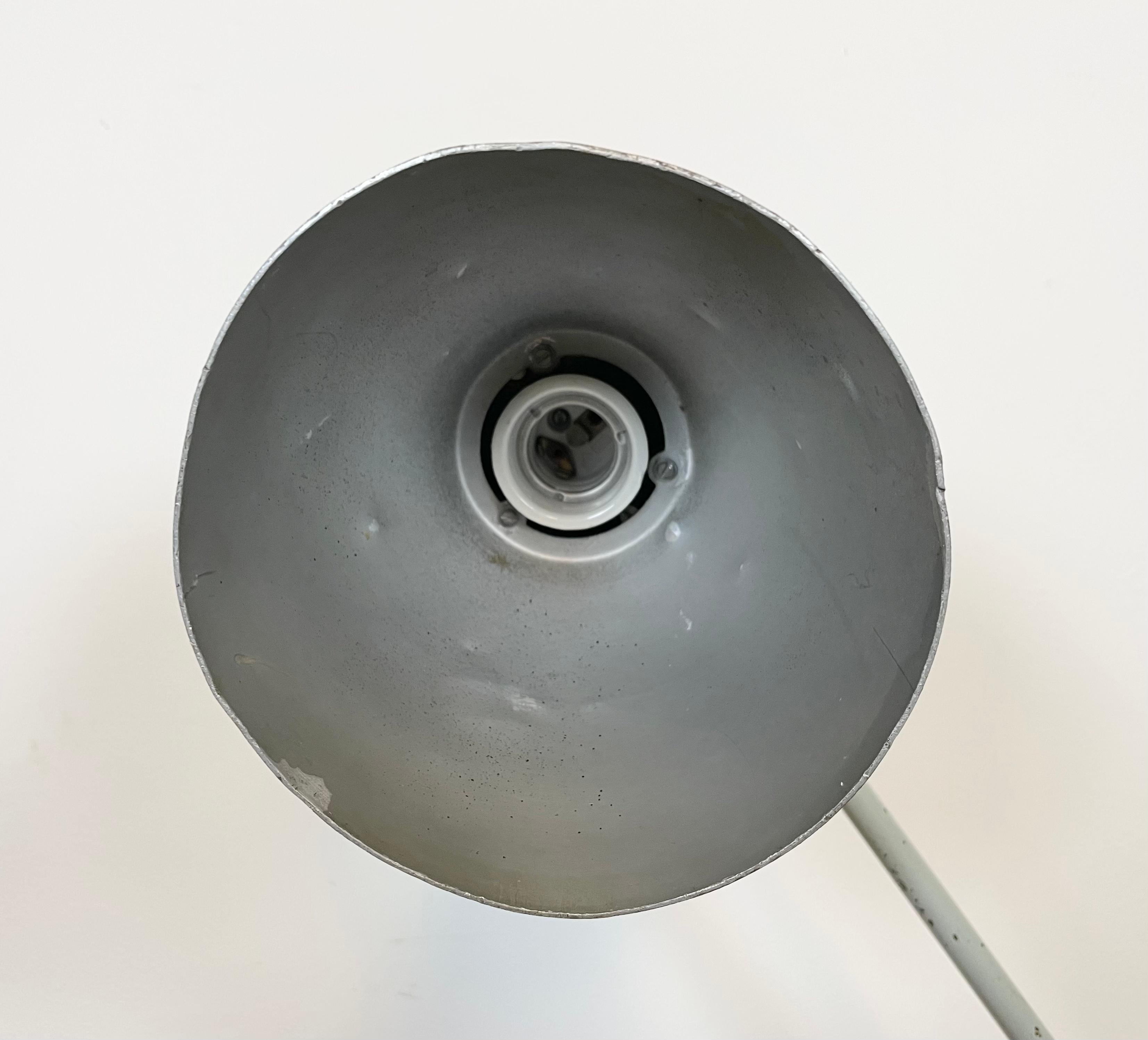 Black Industrial Table Lamp from Elektrosvit, 1970s For Sale 2