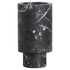 Black Inside Out Vase by Karen Chekerdjian