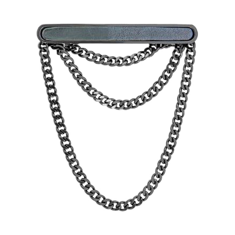 Broche RT Elementos de Acero Inoxidable IP Negro con Hematites