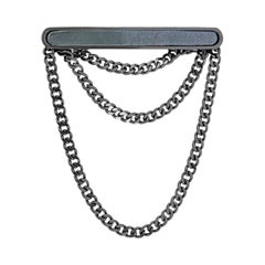 Broche RT Elementos de Acero Inoxidable IP Negro con Hematites